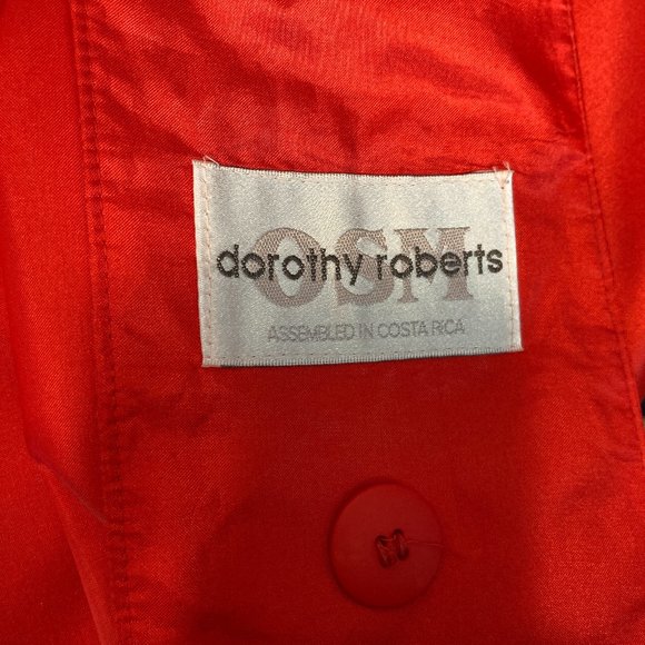 Cheerful Tangerine Hooded Raincoat Maxi - Picture 10 of 11